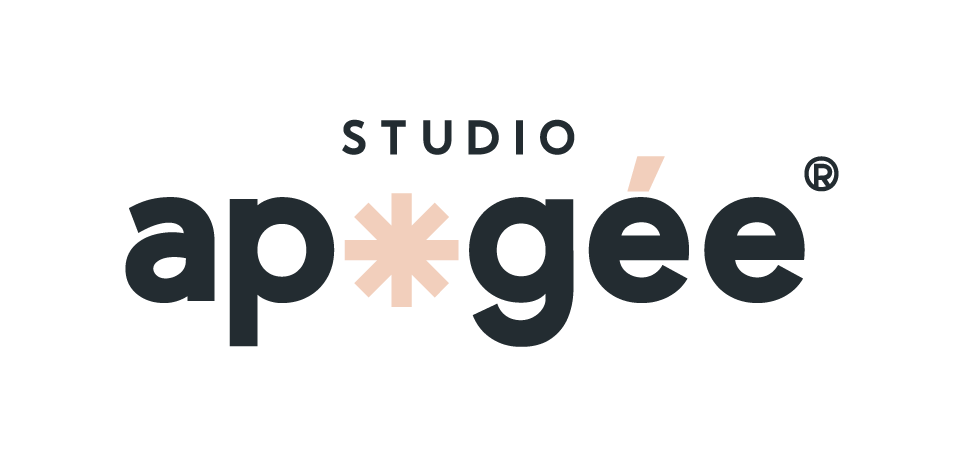 Logo Studio Apogée communication et marketing digital par Gwendoline Leclercq